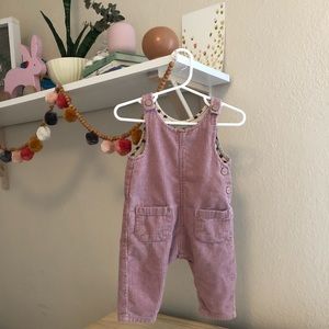 Zara mini collection corduroy overalls 3-6 mo